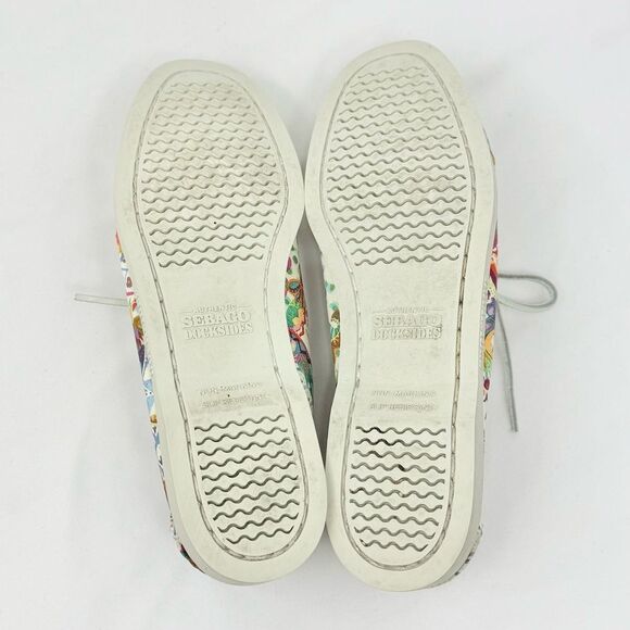 Sebago Colorful Canvas Dockside Deck Shoes in Grand Bazaar Print - Picture 14 of 15
